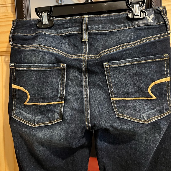 American Eagle Stretch Super Skinny low rise Jeans Size 6 short - Picture 2 of 4